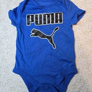 0/3 Month PUMA Royal Blue Onesie